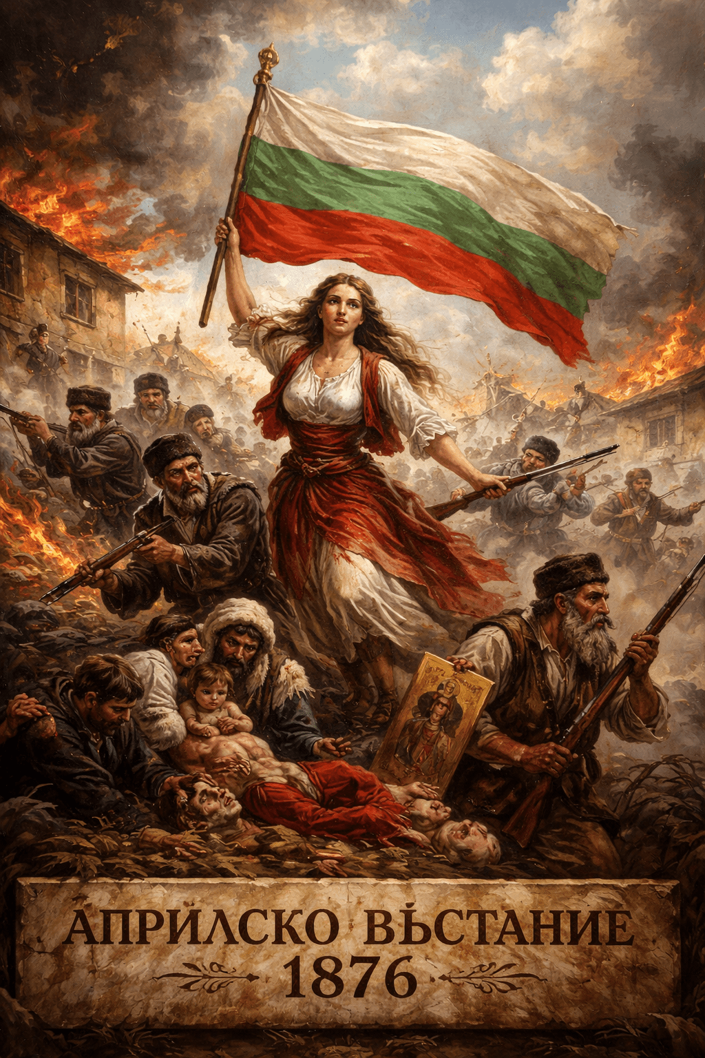 Кръв и свобода – 20 Април 1876/ Bow to the heroes of the April Uprising!&nbsp;
