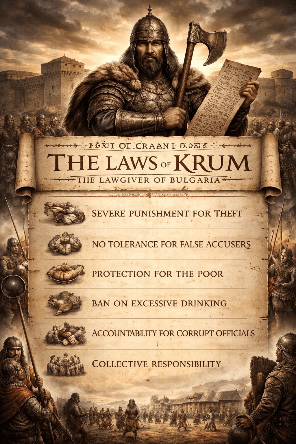 Khan Krum — The Lawgiver and Warrior Bulgaria