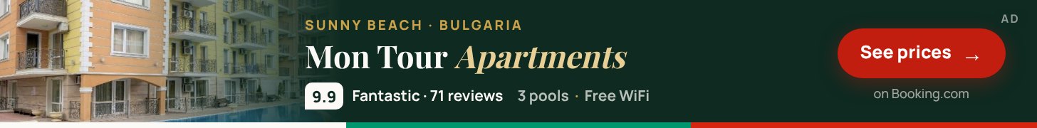 Mon Tour Apartments, Sunny Beach – see prices on Booking.com